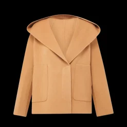 Gia Cashmere Coat in Camel