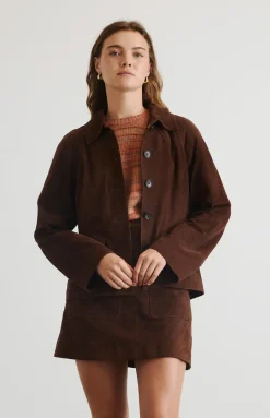 Gidget Jacket in Chocolate