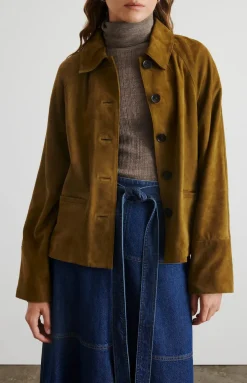 Gidget Jacket in Olive