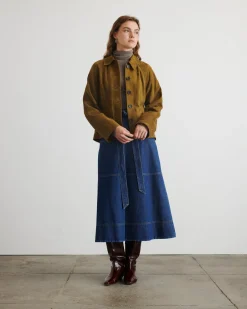 Gidget Jacket in Olive