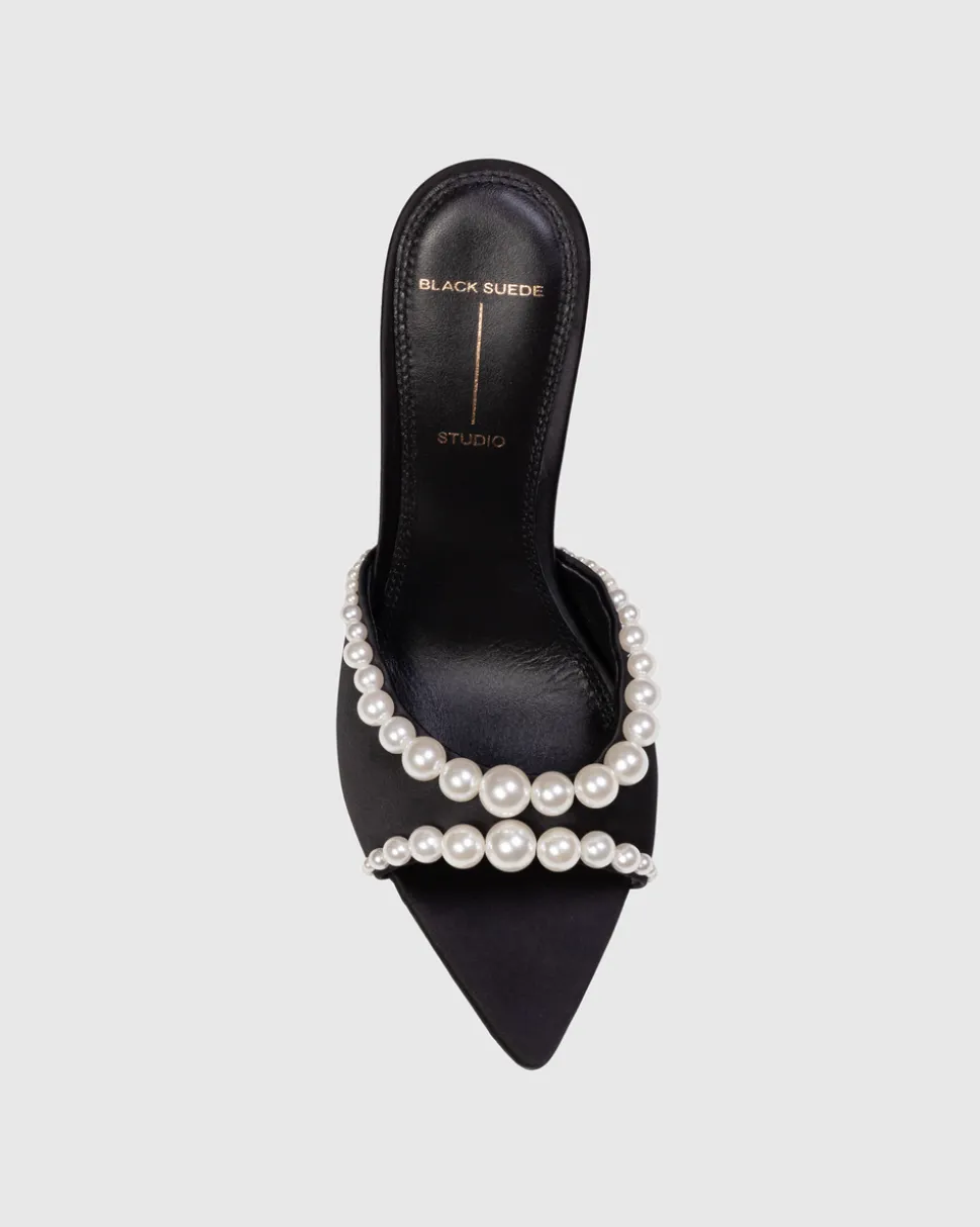 Gigi 100 in Black Satin Pearl