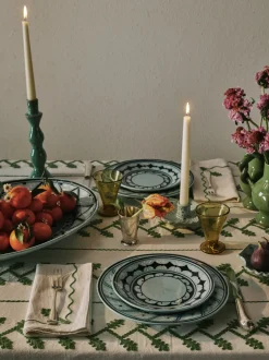 Gigi Aqua Dinner Plate