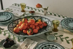 Gigi Aqua Oval Platter