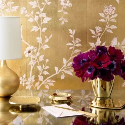 Gilded Clover Small Vase