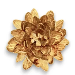 Gilded Porcelain Dahlia