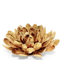 Gilded Porcelain Dahlia