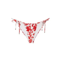 Gina String Bottom in Red Floral