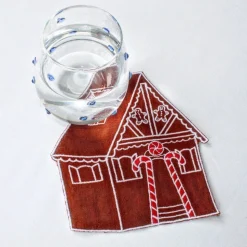 Gingerbread House Cocktail Napkins, Set of 4
