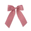 Gingham Napkin Bow in Red Gingham