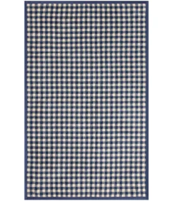 Gingham Navy Midi Blanket