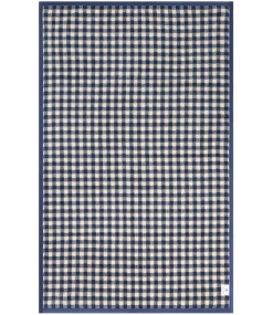 Gingham Navy Midi Blanket