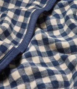 Gingham Navy Midi Blanket