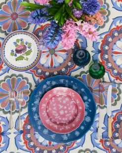 Ginori x Cabana Floral Dessert Plate in Pink