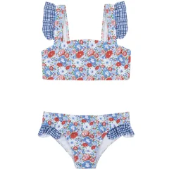 Girl’s Americana Blossom Bandeau Bikini