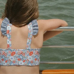 Girl’s Americana Blossom Bandeau Bikini