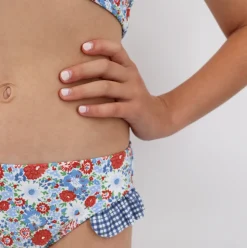 Girl’s Americana Blossom Bandeau Bikini