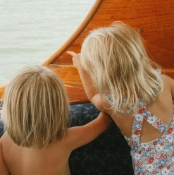 Girl’s Americana Blossom Crossover One Piece