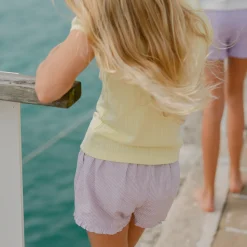 Girls Banana Puff Sleeve Shirt