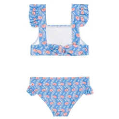 Girl’s Blue Primrose Tie Back Bikini