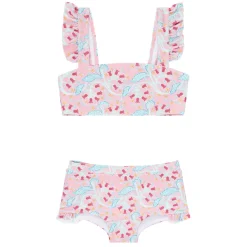 Girls Bluebells Bandeau Bikini And Swim Shorts