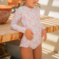 Girls Bluebells Rashguard One Piece