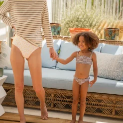 Girls Checker Tree Bandeau Bikini