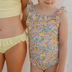 Girls Elysian Day Ruffle Collar One Piece