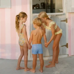 Girls Elysian Day Ruffle Collar One Piece