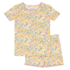 Girls Elysian Day Shirt And Short Pajamas Set