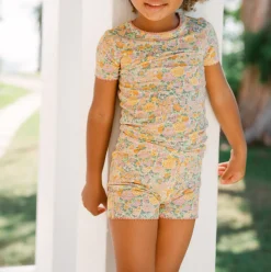 Girls Elysian Day Shirt And Short Pajamas Set