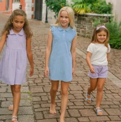 Girls Gibbs Hill Floral French Terry Dress