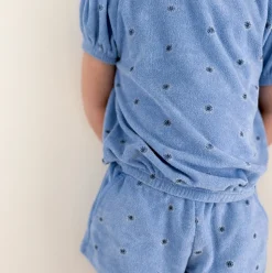 Girls Gibbs Hill Floral French Terry Top & Short Set