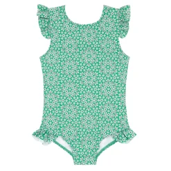 Girls Godwin Ruffle Cap Sleeve Rashguard One Piece