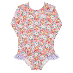 Girls Island Blossom Rashguard One Piece