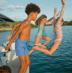 Girls Island Blossom Rashguard One Piece