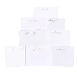 Girls Night Place Cards, Set of 24