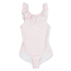 Girls Ruffle Collar One-Piece