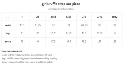 Girls Ruffle Collar One-Piece