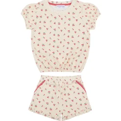 Girl’s Summer Cherries French Terry Top & Short Set