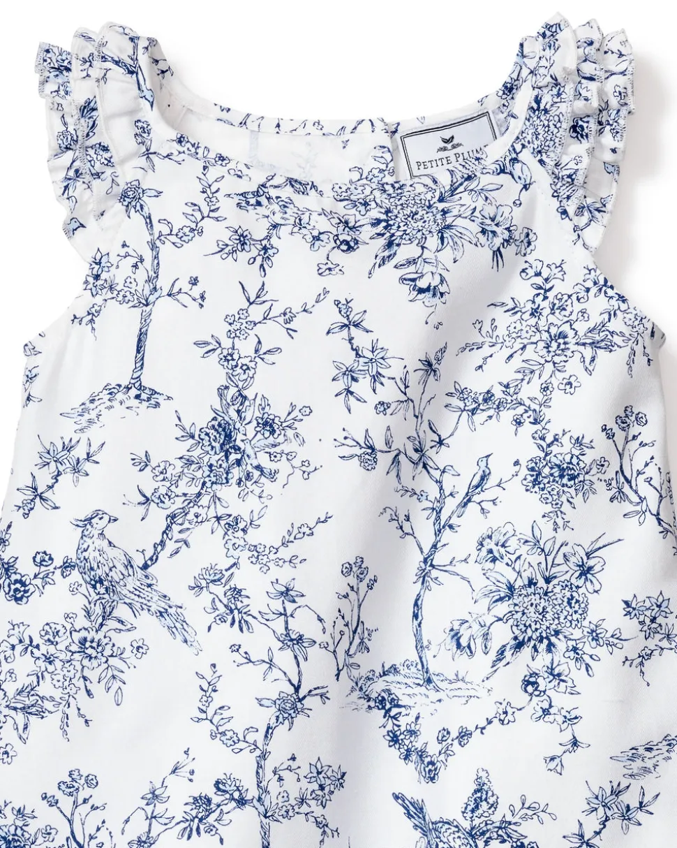 Girl’s Twill Amelie Nightgown in Timeless Toile