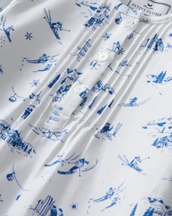 Girl’s Twill Beatrice Nightgown in Chalet Toile