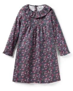 Girl's Twill Scarlett Nightgown in Fleurs de Saison