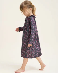 Girl's Twill Scarlett Nightgown in Fleurs de Saison