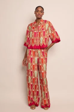 Girona Pants in Lana Egret