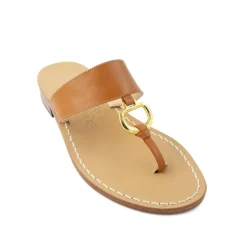 Gisele Leather Thong Sandal