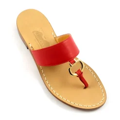 Gisele Leather Thong Sandal