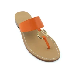Gisele Leather Thong Sandal