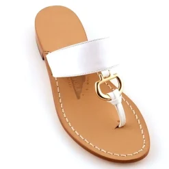 Gisele Leather Thong Sandal