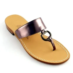 Gisele Leather Thong Sandal