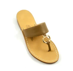 Gisele Leather Thong Sandal